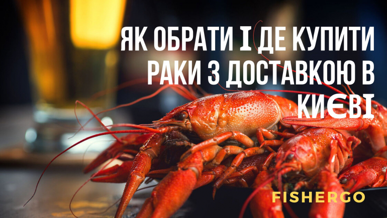 Як обрати і де купити раки з доставкою в Києві