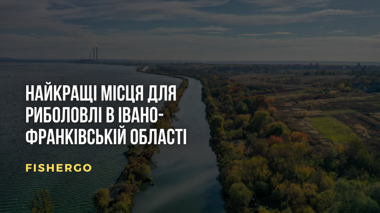 Найкращі місця для риболовлі в Івано-Франківській області