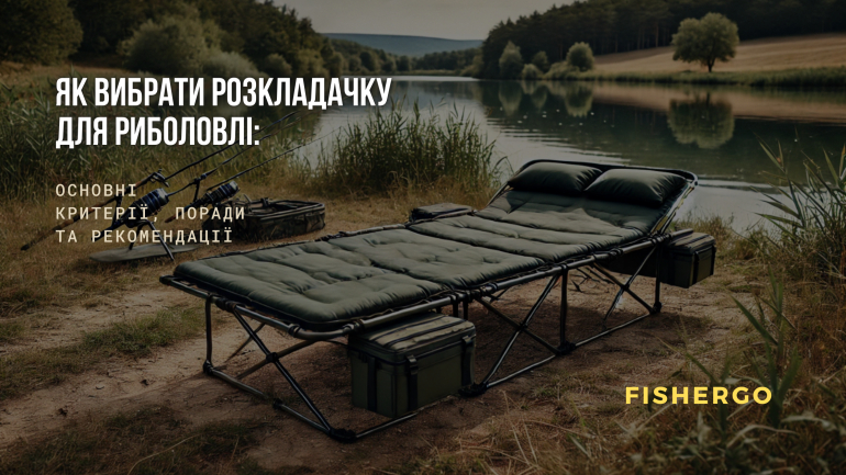 Як вибрати розкладачку для риболовлі: основні критерії, поради та рекомендації
